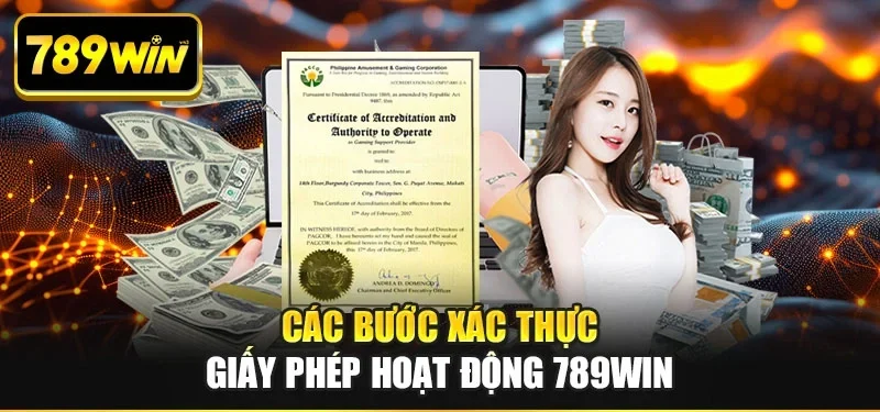 Các bước xác thực giấy phép hoạt động 789WIN Các bước xác thực giấy phép hoạt động 789WIN